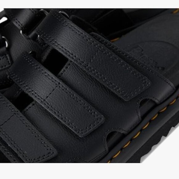 Dr. Martens Women's Raine Platform Slide Sandal Black Size 8 Womens - Picture 2 of 6